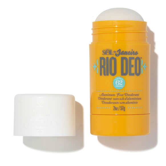 Sol de Janeiro Rio Deo Cheirosa 62 Aluminium-Free Deodorant 57g product image with bright yellow packaging.