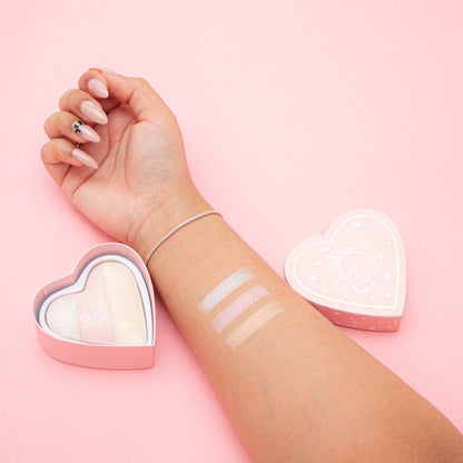 I Heart Revolution Unicorn Heart Glow Heart Highlighter The Good Vibes