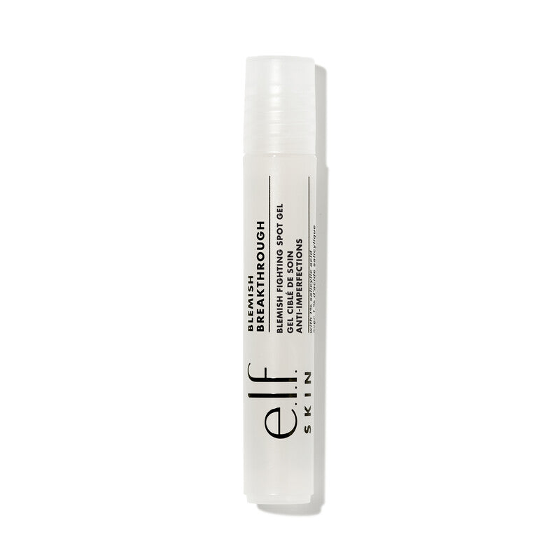 e.l.f Blemish Breakthrough Fighting Spot Gel, a roll-on treatment for blemishes with salicylic acid.