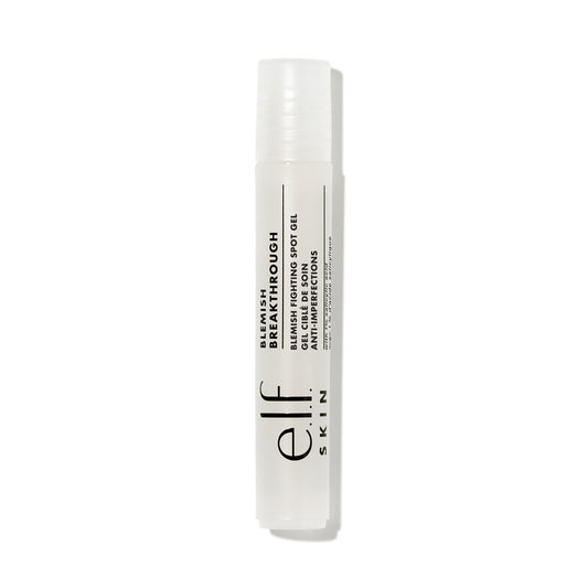 e.l.f Blemish Breakthrough Fighting Spot Gel, a roll-on treatment for blemishes with salicylic acid.