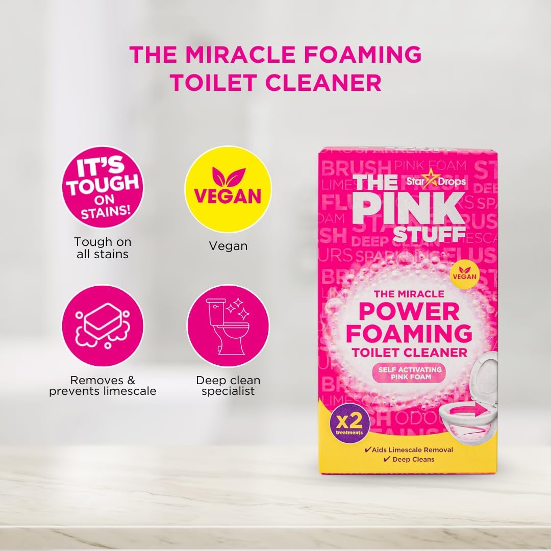 The Pink Stuff The Miracle Toilet Cleaner 3x100g