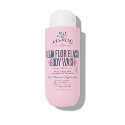 Sol de Janeiro Beija Flor Body Wash bottle featuring nourishing formula for a rejuvenating shower experience.