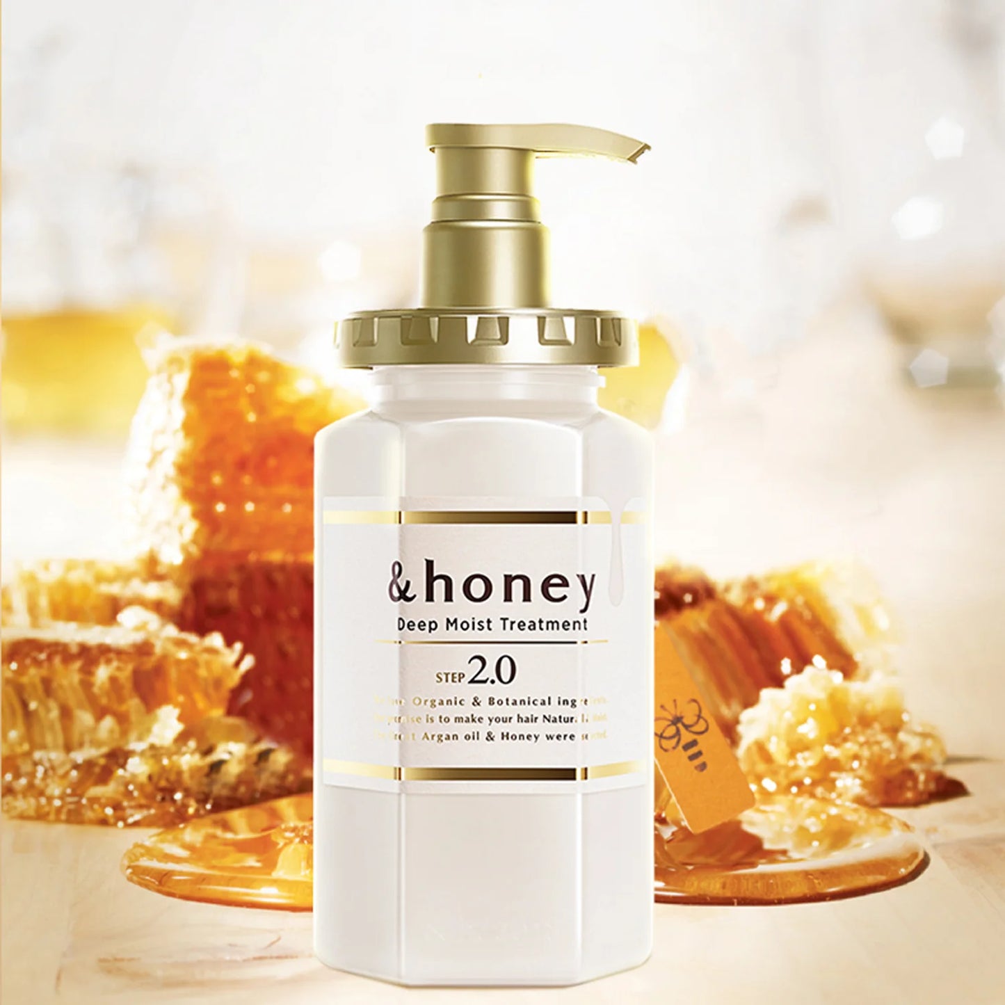 &honey Deep Moist Treatment 2.0 - Japanese Honey Hair Conditioner 445g