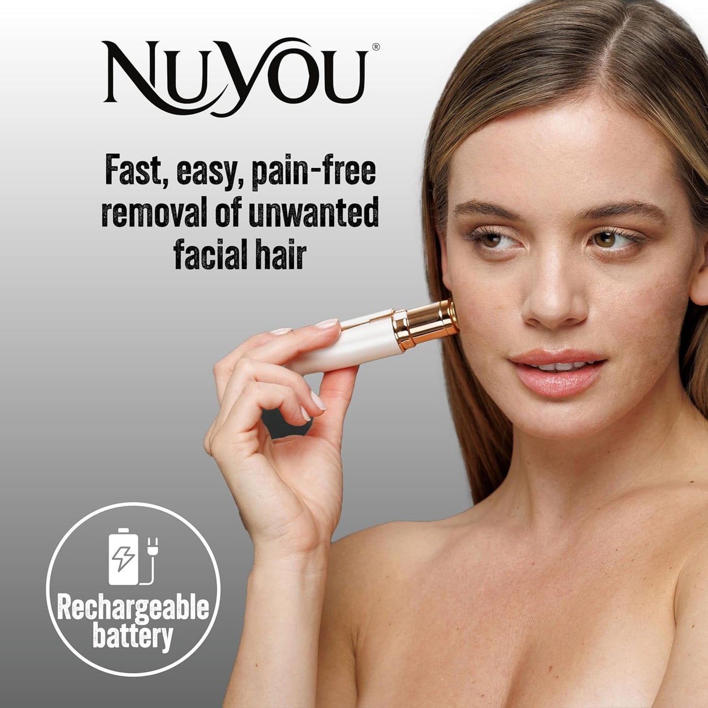 Nu You Facial Hair Remover Rechargeable