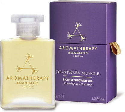 Aromatherapy Associates De-Stress Muscle Bath & Shower Oil 55ml LYBC