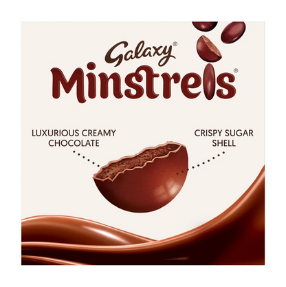 Galaxy Minstrels Milk Chocolate Buttons Sharing Pouch Bag 195g
