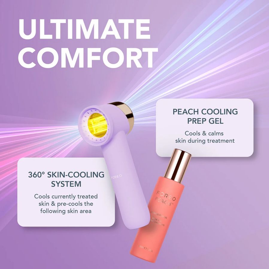 FOREO PEACH™ 2 go Advanced IPL Device with Skin Cooling System - Lavender