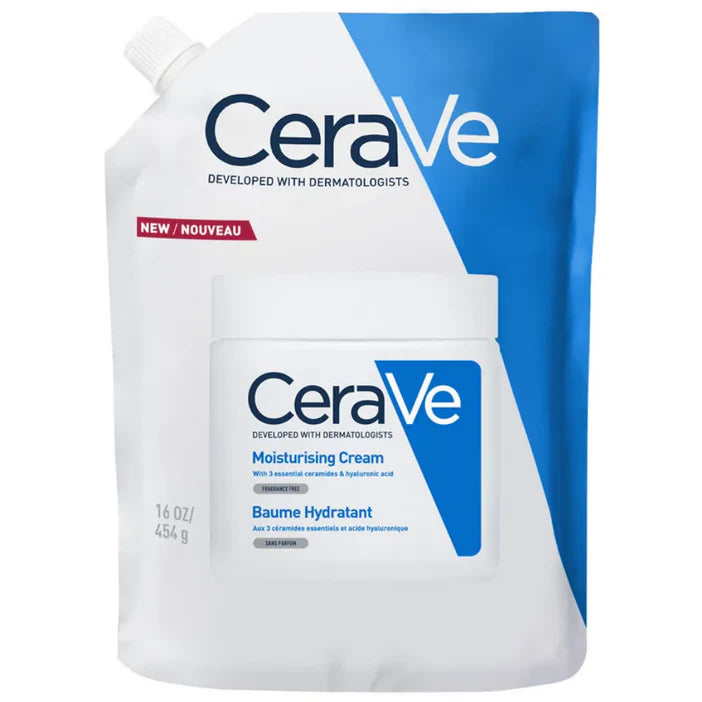 CeraVe moisturizing cream packaging on a white background