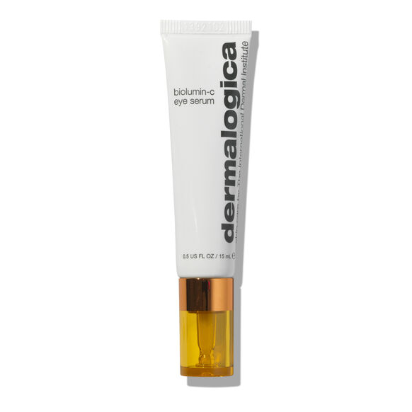 Dermalogica eye serum tube on a white background