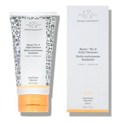 Drunk Elephant Beste No. 9 Jelly Cleanser with packaging on a white background