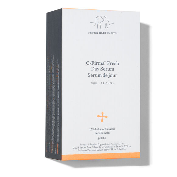 Drunk Elephant C-Firma Fresh Day Serum packaging on a white background