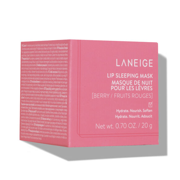 Laneige lip sleeping mask packaging on a white background