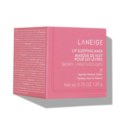 Laneige lip sleeping mask packaging on a white background