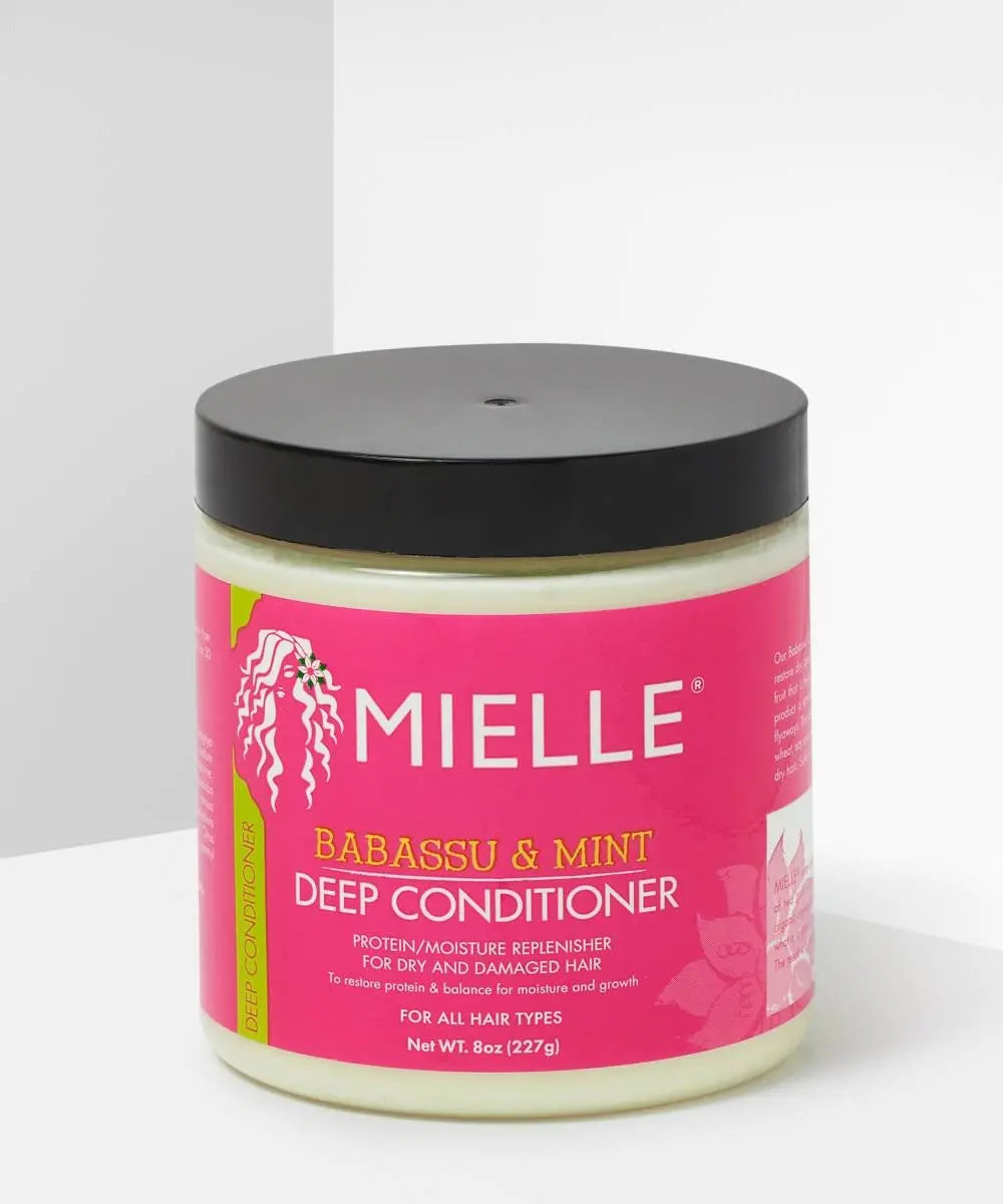 MIELLE ORGANICS Babassu Oil & Mint Deep Conditioner 227g - The Good Vibes