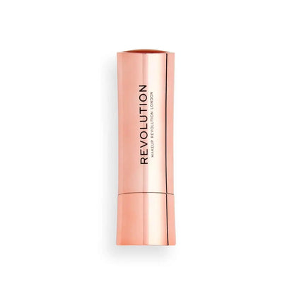 Makeup Revolution Satin Kiss Lipstick in White Wedding, a pink toned nude with a creamy, velvety finish.