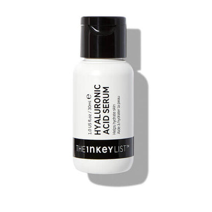 The INKEY List Hyaluronic Acid Serum bottle for deep hydration and youthful skin, 30ml size.