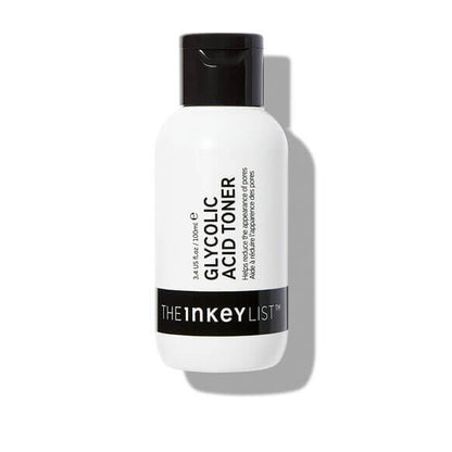 The INKEY List Glycolic Acid Toner 100ml bottle for radiant skin and minimizing pores.