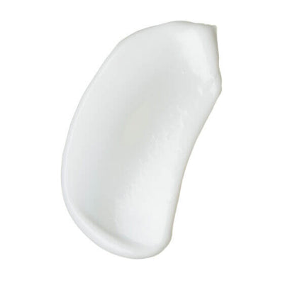 Texture of The INKEY List Vitamin B, C and E Moisturizer displayed on a white background.