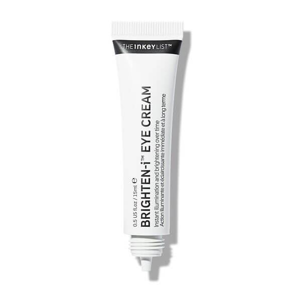 The INKEY List Brighten-i Eye Cream 15ml tube for brightening and revitalizing the eye area.