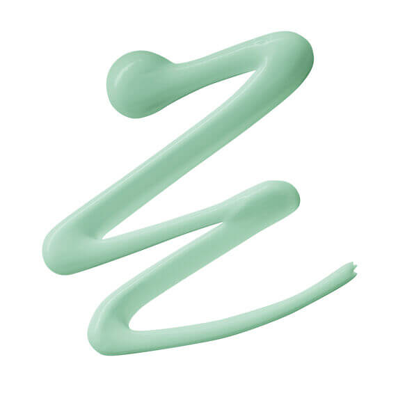Mint green cream swatch representing The Inkey List Succinic Acid Treatment for clear skin.