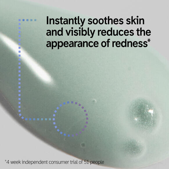 Close-up of INKEY List 10% Azelaic Acid Serum demonstrating skin-soothing properties and reduction of redness.