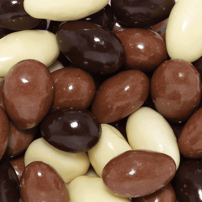 Rita Farhi Milk, Dark and White Chocolate Covered Almonds 770g The Good Vibes