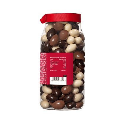 Rita Farhi Milk, Dark and White Chocolate Covered Almonds 770g The Good Vibes