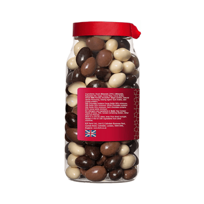 Rita Farhi Milk, Dark and White Chocolate Covered Almonds 770g The Good Vibes