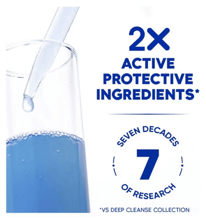 2x active protective ingredients for Head & Shoulders Classic Clean 2in1 Anti Dandruff Shampoo 250ml.