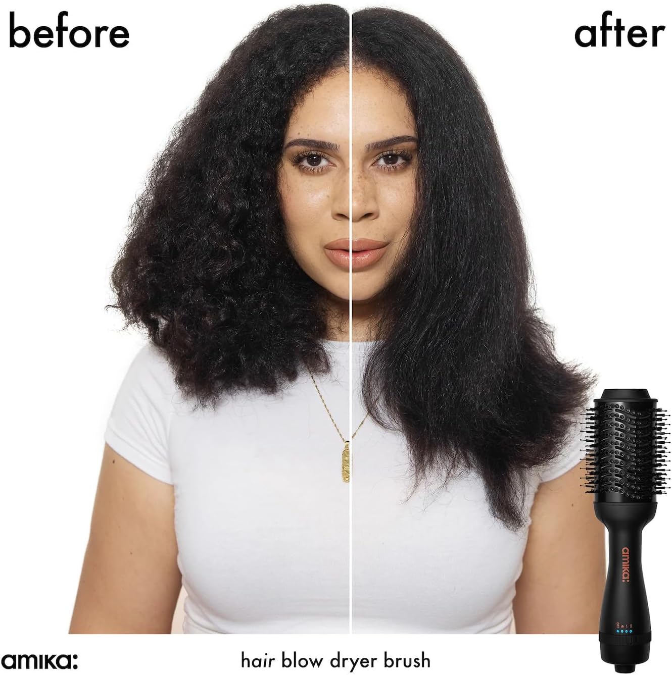 amika Hair Round Blow Dryer Brush 2.0