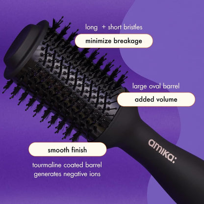 amika Hair Round Blow Dryer Brush 2.0
