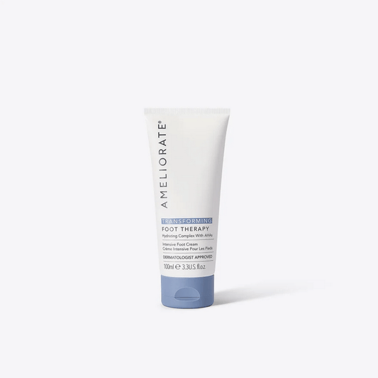 Tube of Ameliorate Foot Therapy Cream on a white background