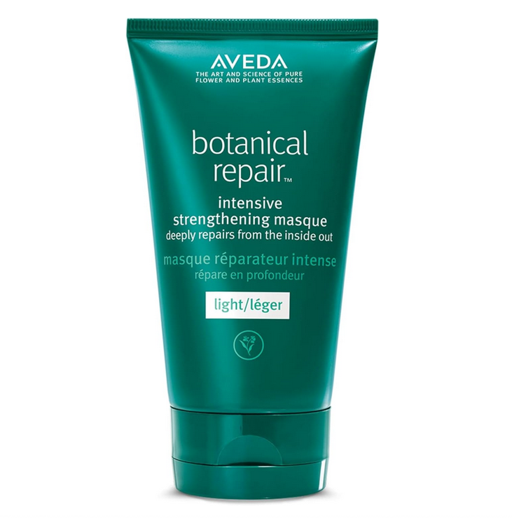 Aveda botanical repair intensive strengthening masque tube on a white background