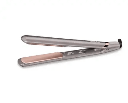 BaByliss Elegance 235 Hair Straightener showcasing a sleek design with rose gold accents.