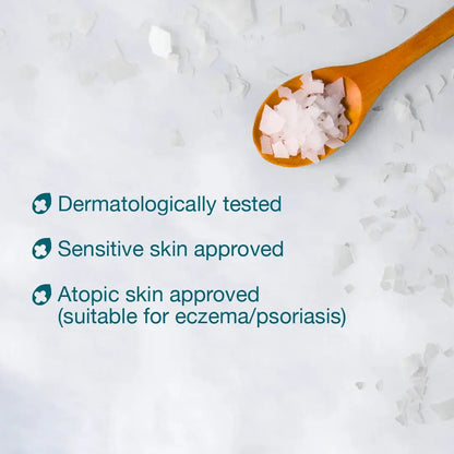 BetterYou Magnesium Bath Flakes: dermatologically tested, suitable for sensitive and atopic skin.