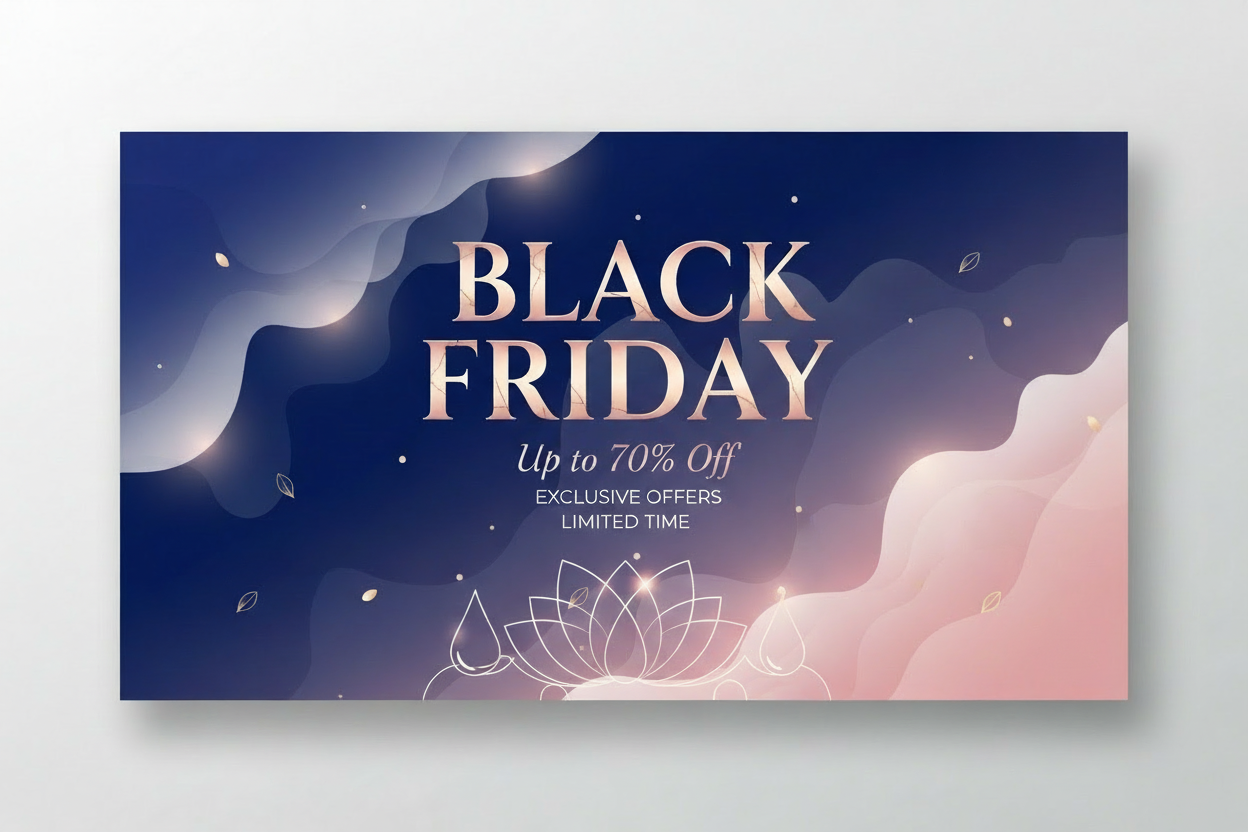 Black Friday Premium Beauty Poster - Clean Version