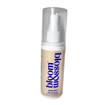 Bloom and Blossom Revitalising Leg and Foot Spray 100ml for soothing heavy legs and swollen ankles.