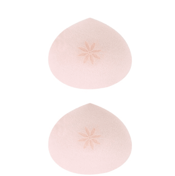 Brushworks Blending Drops - 2 Pack, soft makeup sponges for seamless blending of cream products on skin.