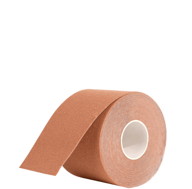 Brushworks Body Tape roll, five-metres of breathable adhesive for maximum hold and instant lift, perfect for secure shaping.