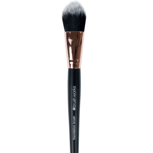 Brushworks Foundation Brush for flawless makeup application; perfect for liquid and powder formulas.