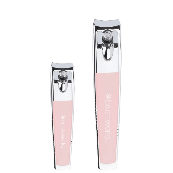 Brushworks Toe and Nail Clipper Set featuring stainless steel clippers for precise nail care and grooming.