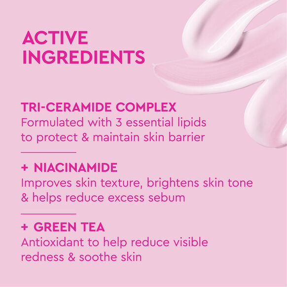 BYOMA Product label with active ingredients on a pink background