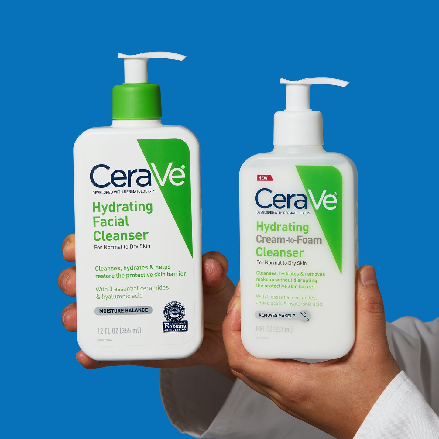 CeraVe Hydrating Cream to Foam Cleanser 236ml