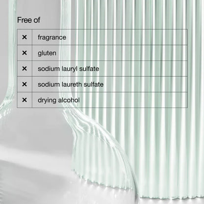 CLINIQUE Product packaging with a list of ingredients and a striped pattern.