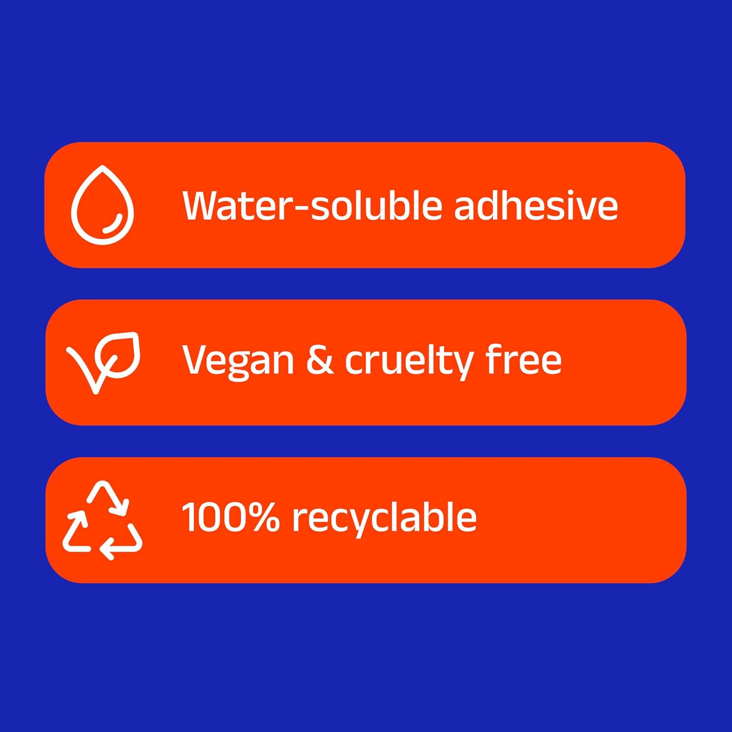 Water-soluble adhesive, vegan & cruelty free, 100% recyclable CLUTCH Glue Liquid Fashion Tape 15ml benefits.