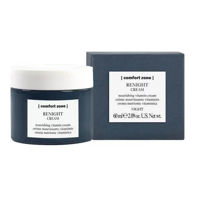 Comfort Zone Renight Cream 60ml, nourishing night cream with antioxidants for hydration and skin protection.