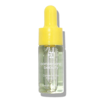 Conserving Beauty Conserve You Face Oil in a dropper bottle, designed for radiant and youthful skin.