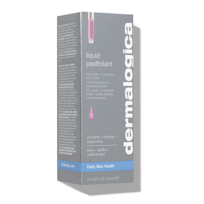 Dermalogica liquid peelfoliant packaging on a white background