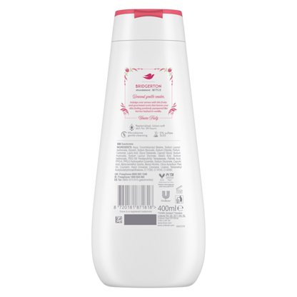 Bottle of Bridgewater body wash on a white background