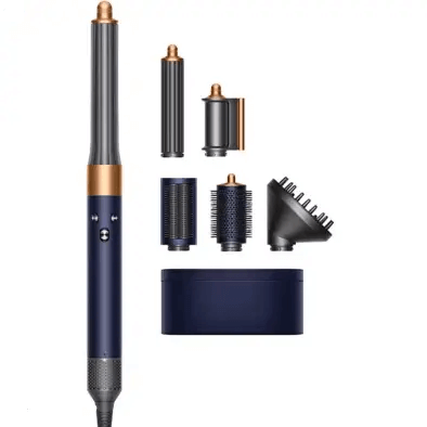 Dyson Airwrap™ Complete Long Volumise featuring six styling attachments and a sleek design for all hair types.